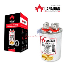 CAPACITOR DE MARCHA 5UF A 450VAC CANADIAN AIRE ACONDICIONADO TODAS LAS MARCAS