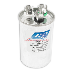 CAPACITOR DE MARCHA 30 + 1.5UF A 370 - 440VAC AIRE ACONDICONADO TODAS LAS MARCAS