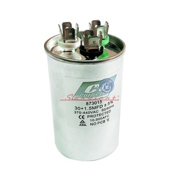 CAPACITOR DE MARCHA 30 + 1.5UF A 370 - 440VAC AIRE ACONDICONADO TODAS LAS MARCAS