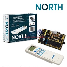 KIT TARJETA ELECTRÓNICA/CEREBRO/PANEL Y CONTROL REMOTO UNIVERSAL NORTH™ AIRE ACONDICIONADO TODAS LAS MARCAS