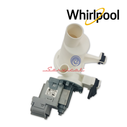 BOMBA ELÉCTRICA DE DRENAJE DE AGUA 80W ORIGINAL LAVADORA WHIRLPOOL - MAYTAG