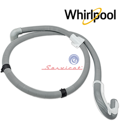 MANGUERA DE DESFOGUE DE AGUA 2.10M ORIGINAL LAVADORA WHIRLPOOL - MAYTAG