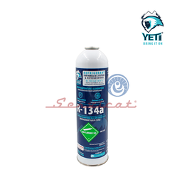 POTE DE GAS REFRIGERANTE R134A - 1000GR ORIGINAL YETI REFRIGERADORA TODAS LAS MARCAS