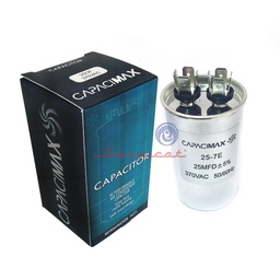 CAPACITOR DE MARCHA 25UF A 370VAC CAPACIMAX REFRIGERADORA MABE