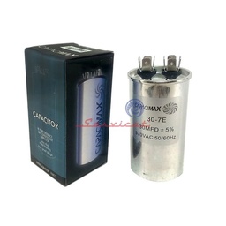 CAPACITOR DE MARCHA 30UF A 370VAC CAPACIMAX REFRIGERADORA TODAS LAS MARCAS