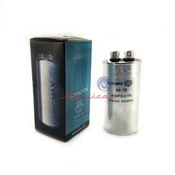 CAPACITOR DE MARCHA 45UF A 370VAC CAPACIMAX REFRIGERADORA TODAS LAS MARCAS