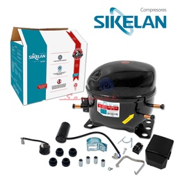 COMPRESOR 1/3HP - R134A - LBP ORIGINAL SIKELAN REFRIGERADORA TODAS LAS MARCAS