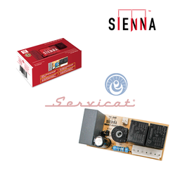 TARJETA ELECTRÓNICA DE POTENCIA Y CONTROL 2 CONECTORES - 120V SIENNA REFRIGERADORA INDURAMA