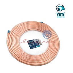 TUBERÍA DE COBRE 5/16" X 15M ORIGINAL YETI REFRIGERADORA TODAS LAS MARCAS