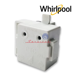 RELAY ARRANCADOR ORIGINAL REFRIGERADORA WHIRLPOOL