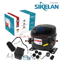COMPRESOR 1/4HP - R134A - LBP ORIGINAL SIKELAN REFRIGERADORA TODAS LAS MARCAS