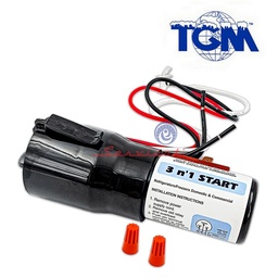 CAPACITOR DE MARCHA Y ARRANQUE 20 - 179UF A 115VAC REFRIGERADORA TODAS LAS MARCAS