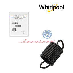 RESORTE DE SUSPENSIÓN DE TINA 12 ESPIRAS - LONG: 6.6CM ORIGINAL LAVADORA WHIRLPOOL