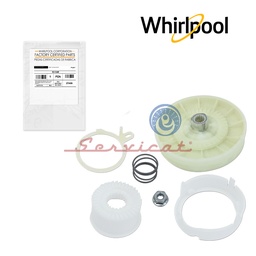 KIT DE EMBRAGUE COMPLETO CON POLEA ORIGINAL LAVADORA WHIRLPOOL