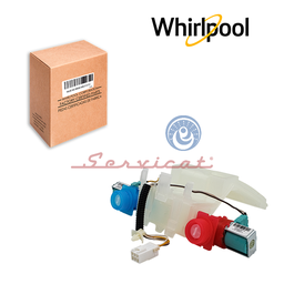 ELECTROVÁLVULA 2 SOLENOIDES - 120V ORIGINAL LAVADORA WHIRLPOOL