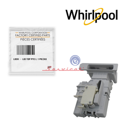 SEGURO DE PUERTA ELÉCTRICO 5 PINES - 120V ORIGINAL LAVADORA WHIRLPOOL