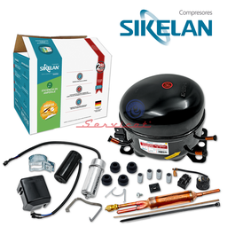 COMPRESOR 1/5HP - R134A - LBP ORIGINAL SIKELAN REFRIGERADORA TODAS LAS MARCAS