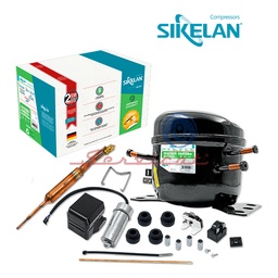 COMPRESOR 1/6HP - R134A - LBP ORIGINAL SIKELAN REFRIGERADORA TODAS LAS MARCAS