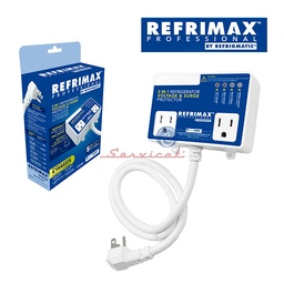 PROTECTOR DE VOLTAJE 120V - 3MIN - 15A REFRIMAX REFRIGERADORA TODAS LAS MARCAS