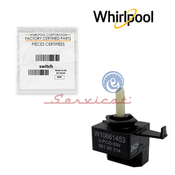 SWITCH DE TEMPERATURA 3 POSICIONES - 4 TERMINALES ORIGINAL SECADORA WHIRLPOOL